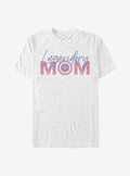 Marvel Captain America Legendary Mom Flowers T-Shirt | Premium Unisex T-Shirt, Trending Graphic Tee