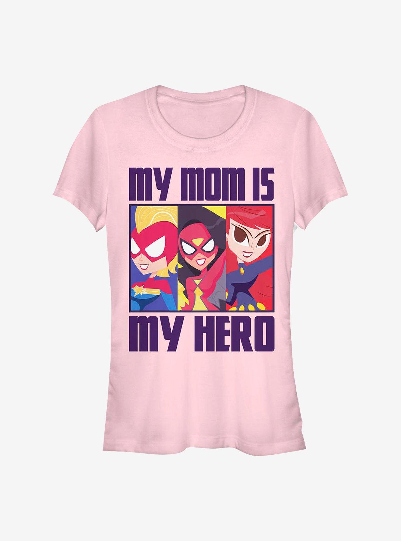 Marvel Hero Mom Boxup Girls T-Shirt | Premium Unisex T-Shirt, Trending Graphic Tee