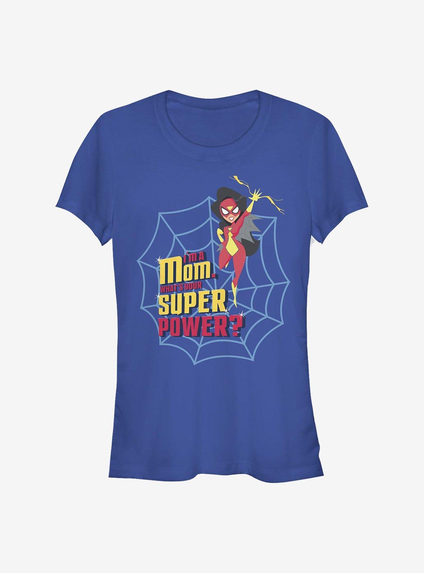 Marvel Super Power Mom Spider Girls T-Shirt | Premium Unisex T-Shirt, Trending Graphic Tee
