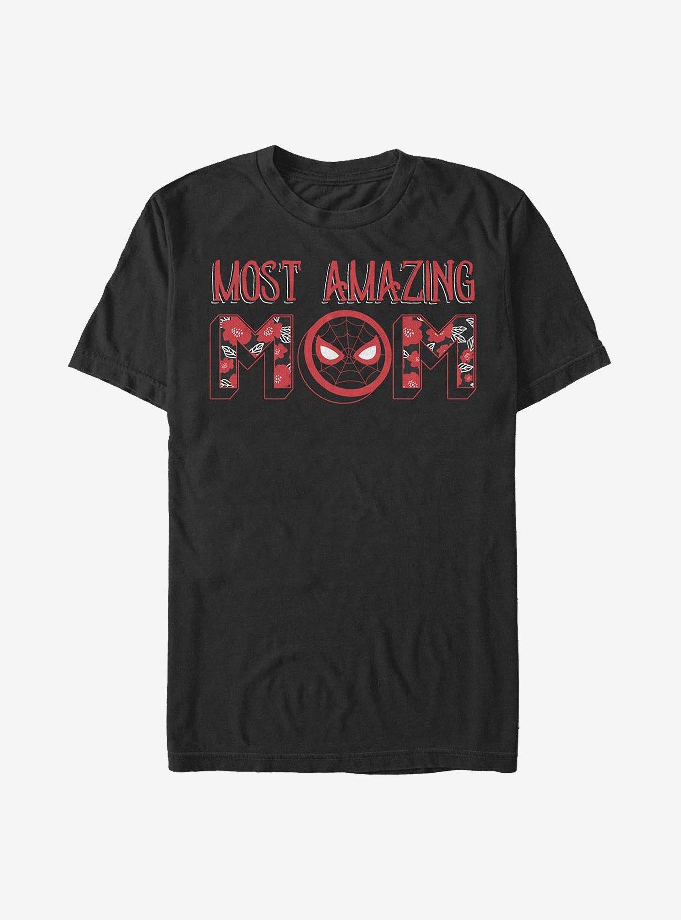 Marvel Spider-Man Most Amazing Mom T-Shirt | Premium Unisex T-Shirt, Trending Graphic Tee