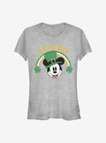 Disney Mickey Mouse Lucky Mickey Girls T-Shirt | Premium Unisex T-Shirt, Trending Graphic Tee