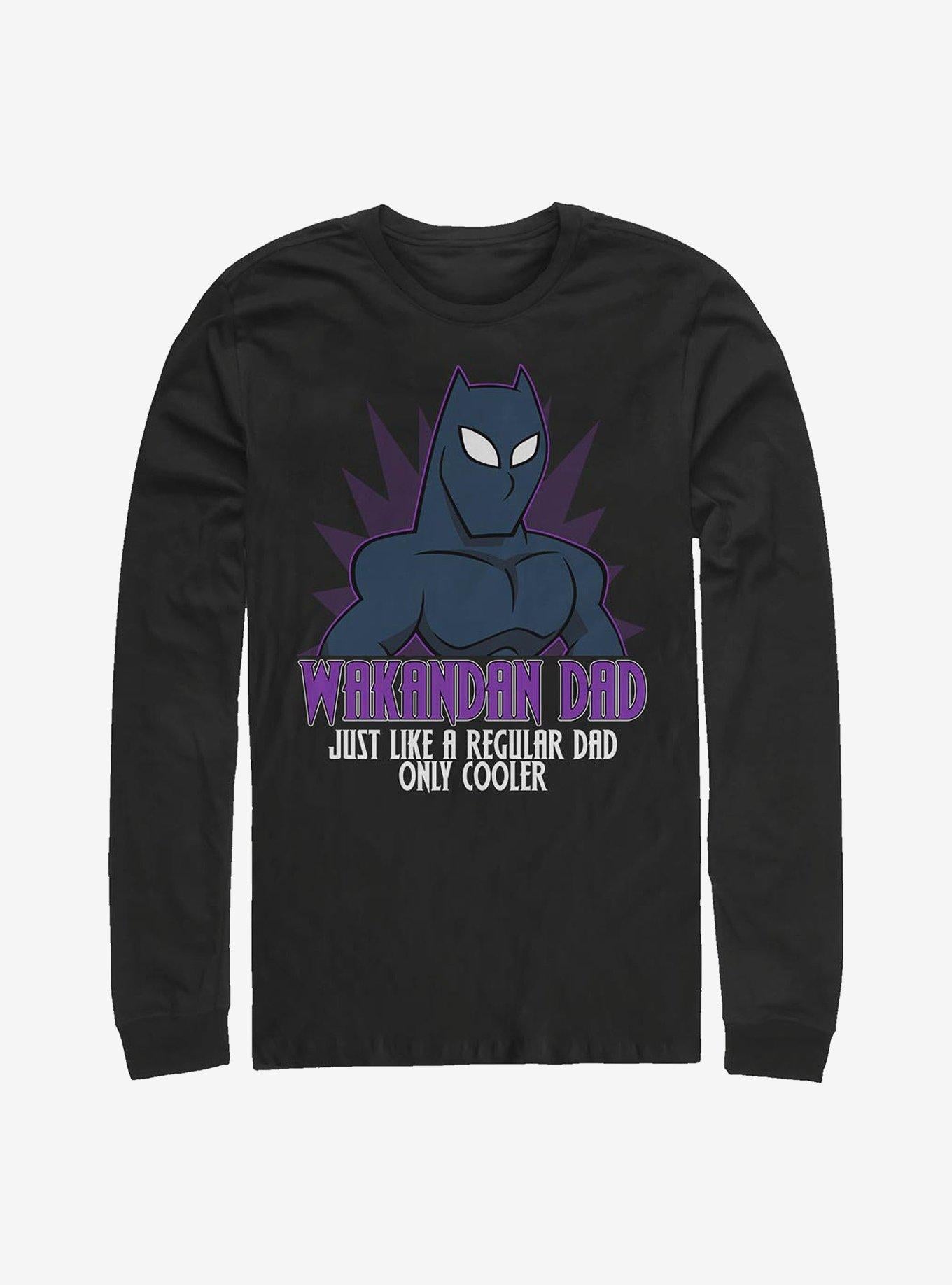 Marvel Black Panther Wakandan Dad Long-Sleeve T-Shirt | Premium Unisex T-Shirt, Trending Graphic Tee