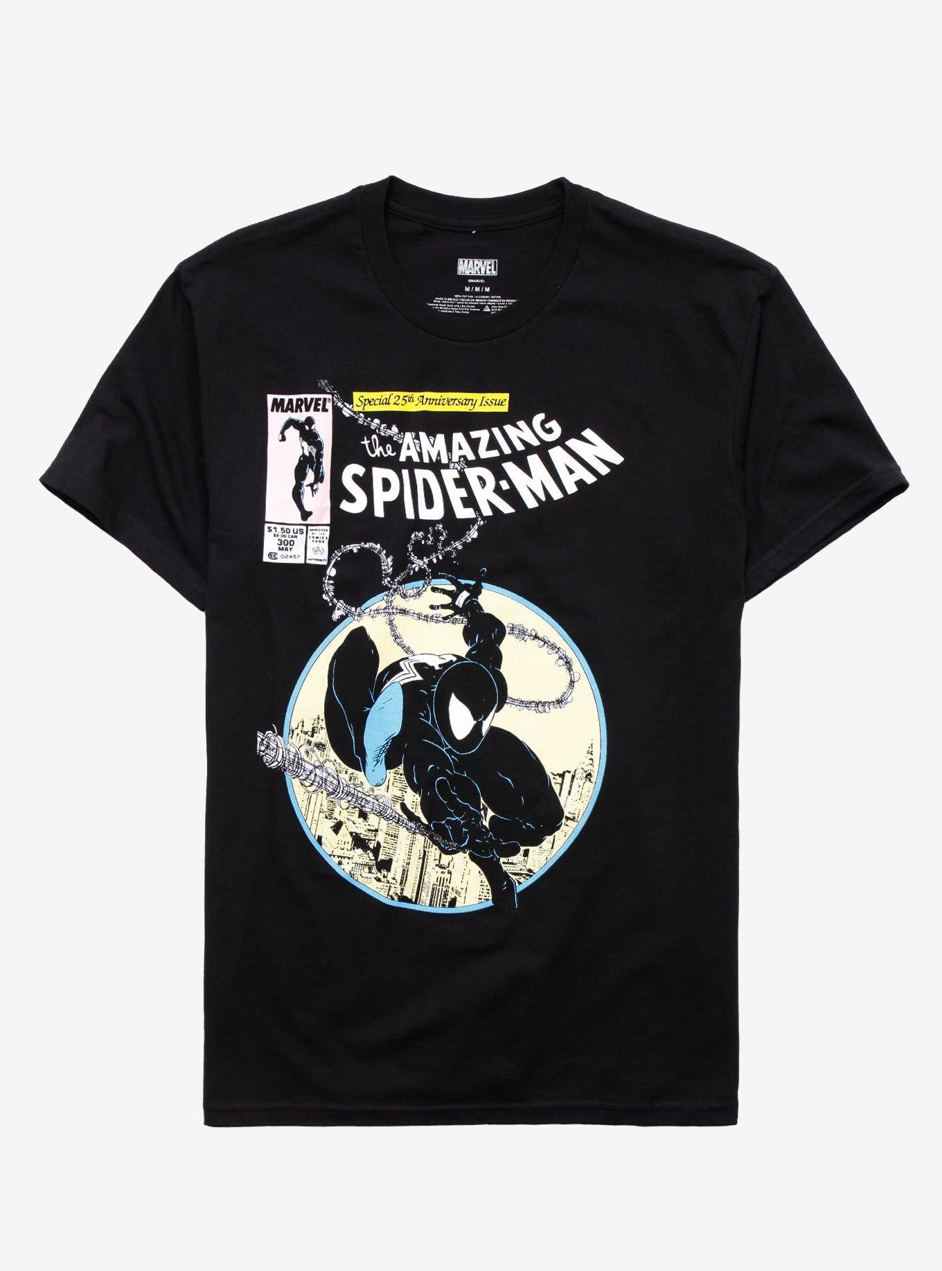 Marvel The Amazing SpiderMan Comic Book Cover TShirt Graphic Tee | Graphic Tee | Unisex Shirt | High-Quality Print