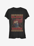 Marvel Black Widow Ugly Holiday Girls T-Shirt | Premium Unisex T-Shirt, Trending Graphic Tee