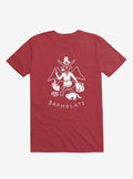 Baphocats Baphomet Cats Red T Shirt T Shirt Comfort Fit Daily Wear