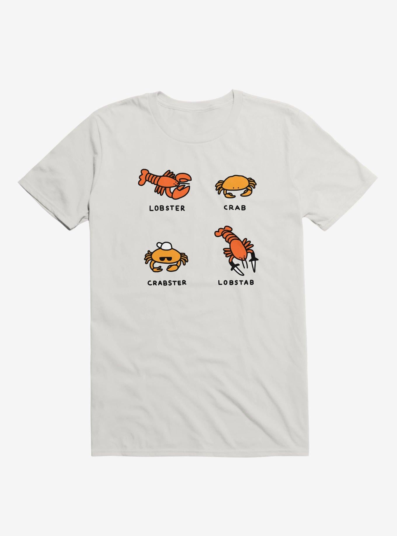 Lobster Crab White T Shirt T Shirt Trending US Gift Ready