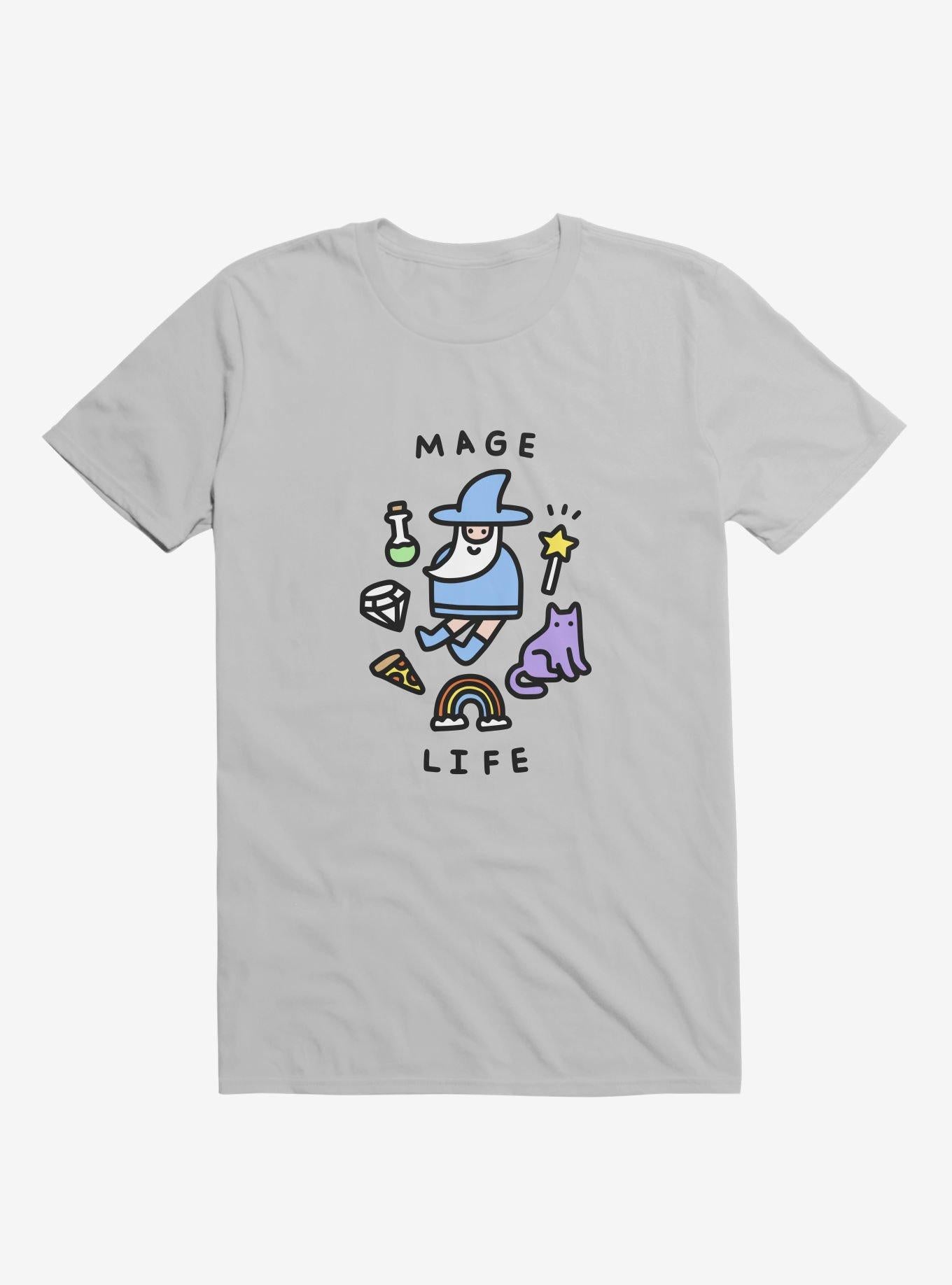 Mage Life Wizard Silver T Shirt T Shirt Trending US