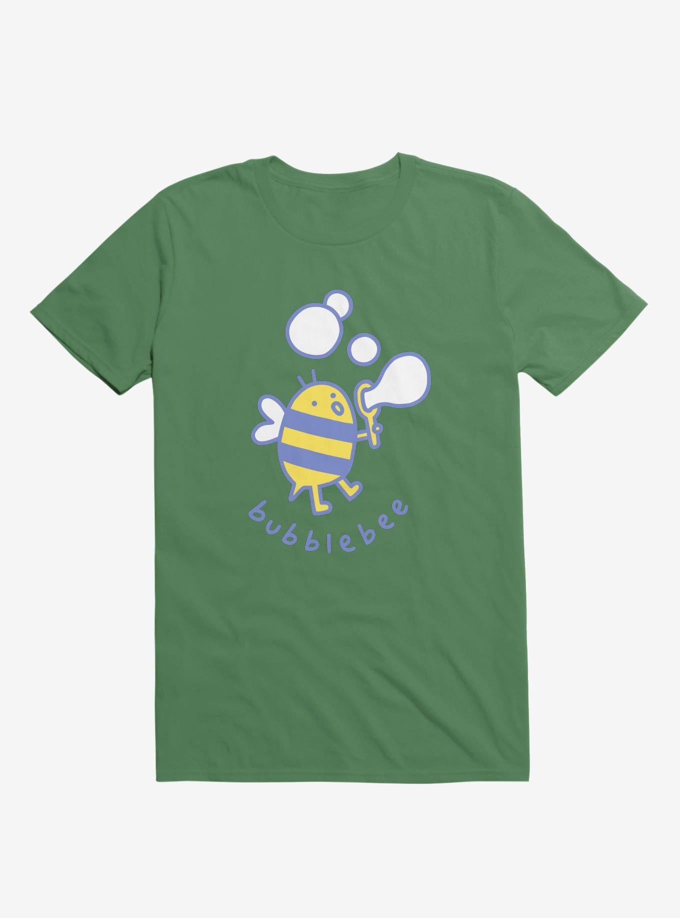 Bumblebee Bubbles Kelly Green T Shirt T Shirt Streetwear Style Daily Wear