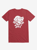 Catnap Cat Red T Shirt T Shirt Gym Lifestyle Workout Ready