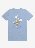 Bumblebee Bubbles Light Blue T Shirt T Shirt Trending US