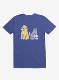 Good Dog Bad Cat Royal Blue T Shirt T Shirt Comfort Fit Daily Wear