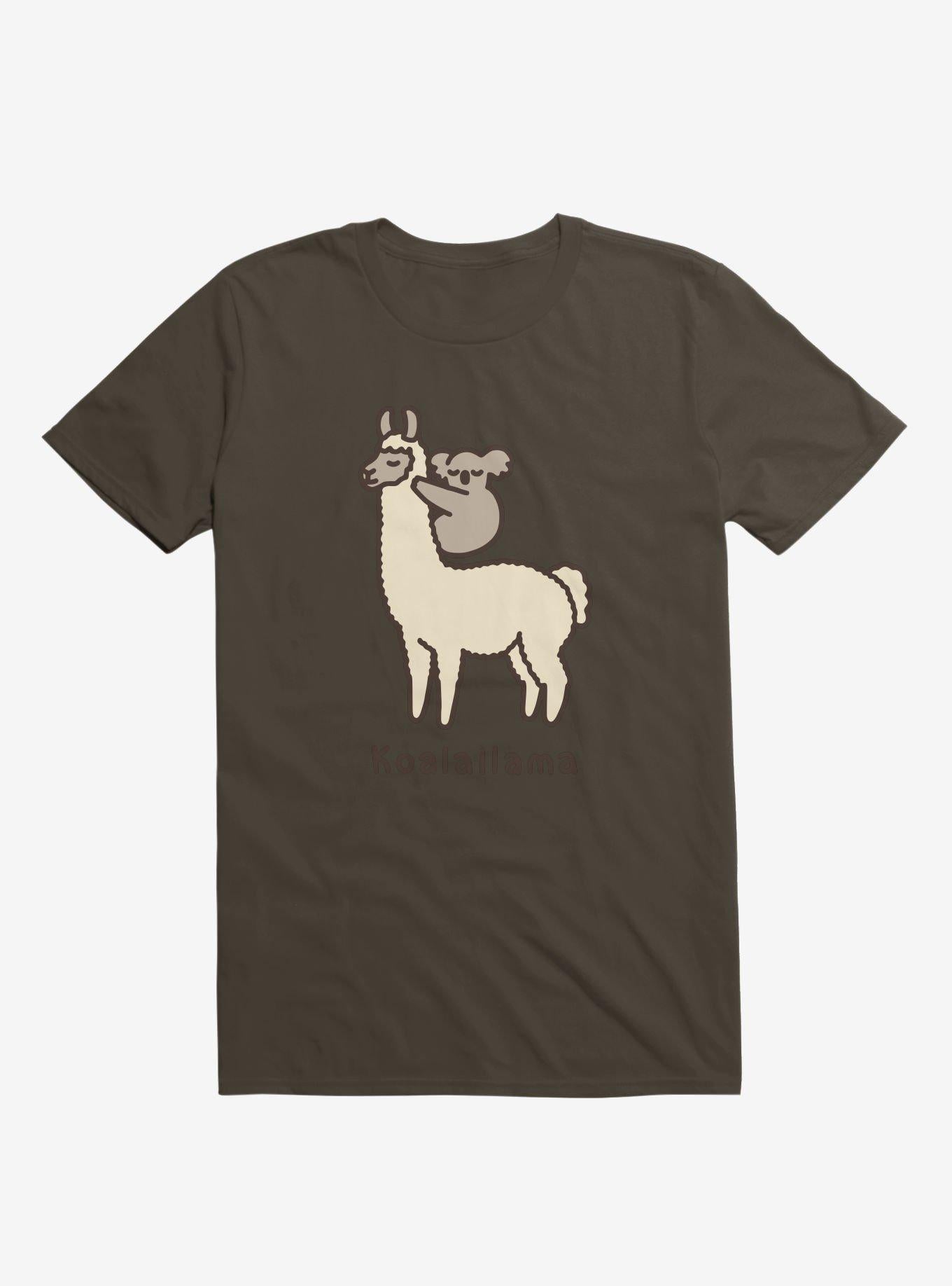 Koalallama Koala And Llama Brown T Shirt T Shirt Comfort Fit Humor Gift