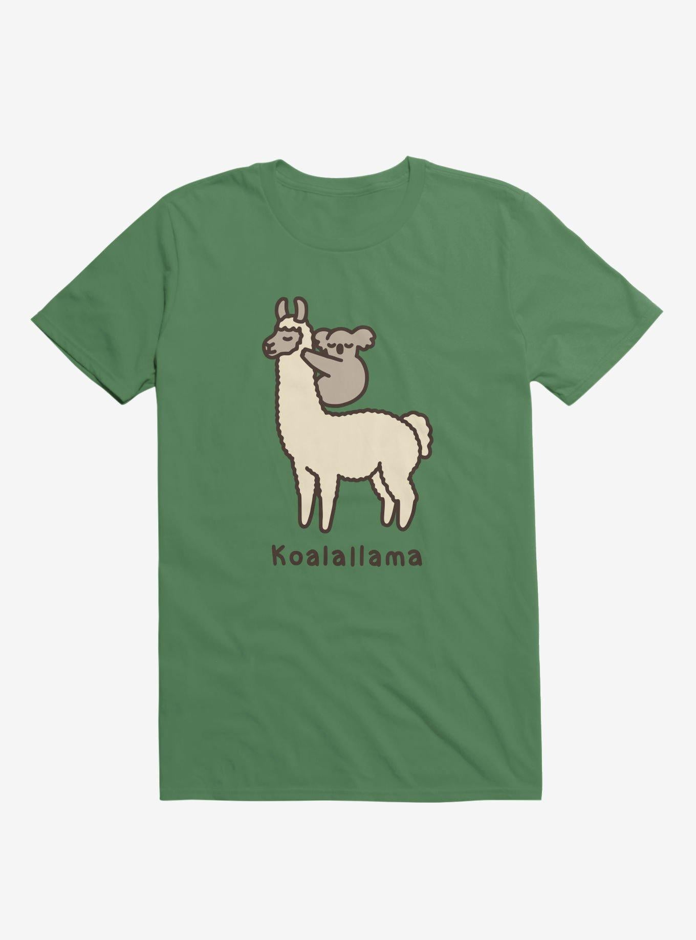 Koalallama Koala And Llama Kelly Green T Shirt T Shirt Viral TikTok Daily Wear