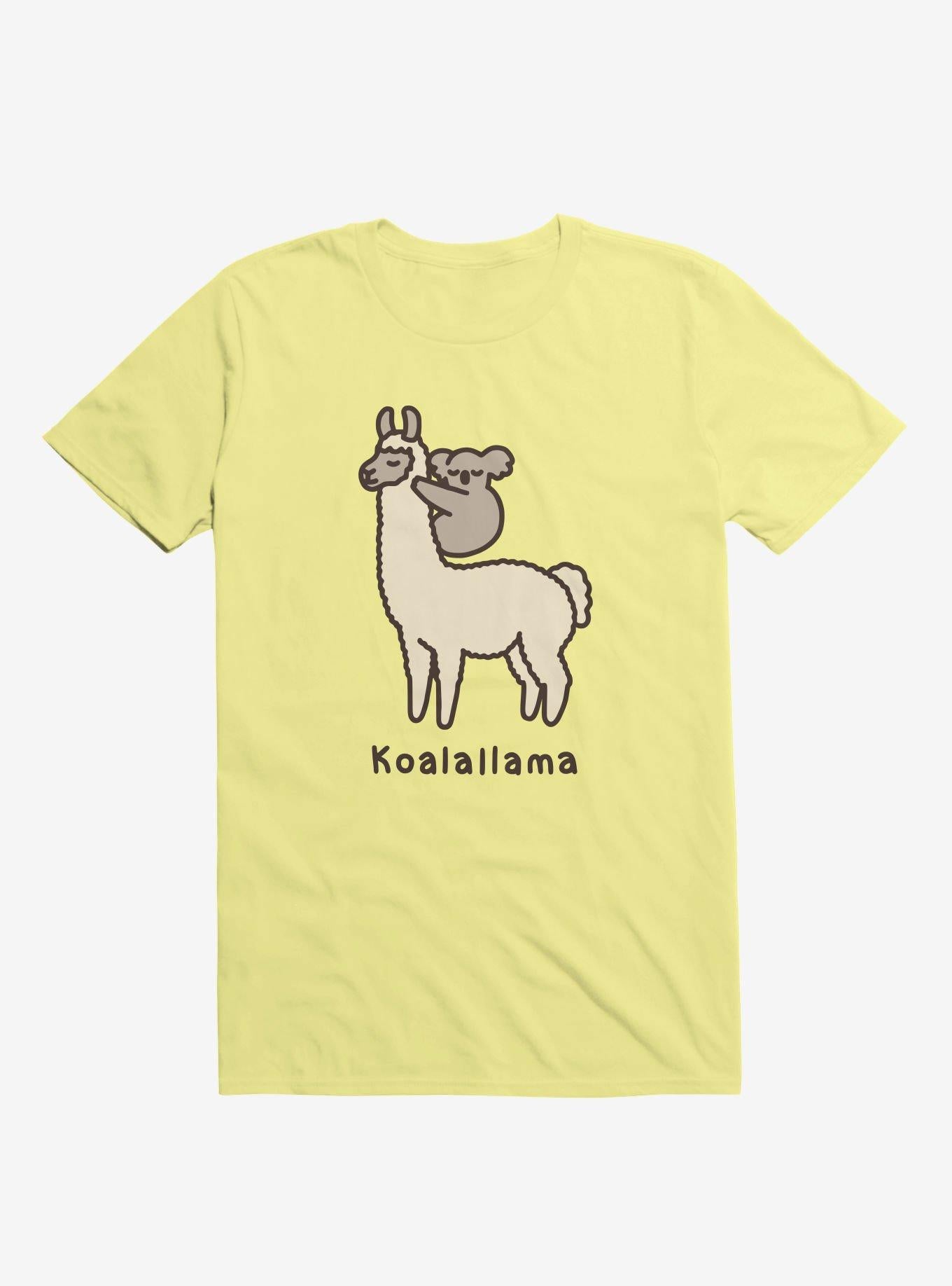 Koalallama Koala And Llama Yellow T Shirt T Shirt Trending US