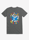 Colorful Magicat Cat Asphalt Grey T Shirt T Shirt Streetwear Style Gift Ready