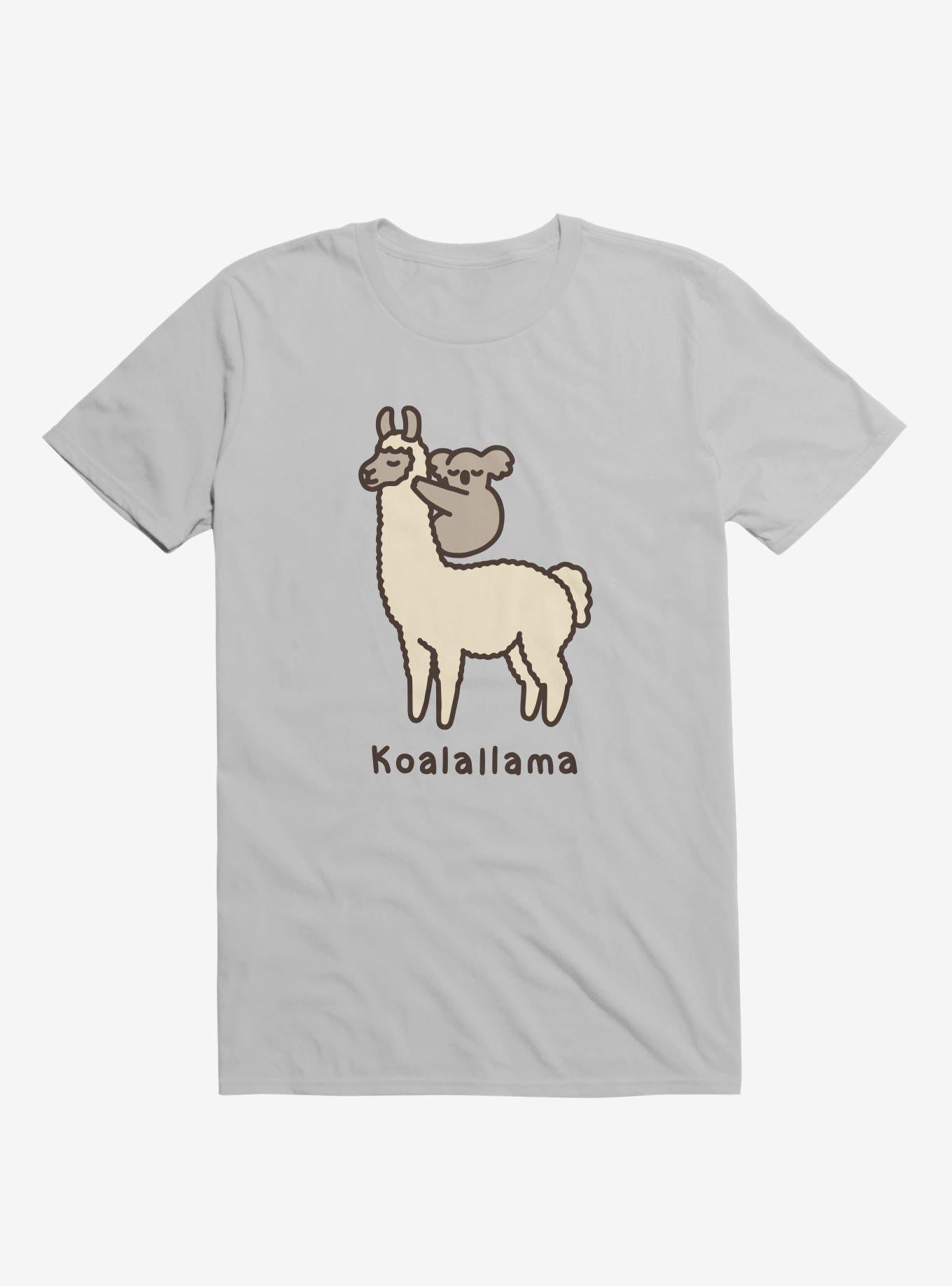 Koalallama Koala And Llama Silver T Shirt T Shirt Gym Lifestyle Daily Wear