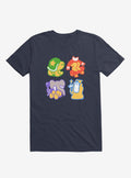 Doodle Buddies Navy Blue T Shirt T Shirt Comfort Fit Gift Ready