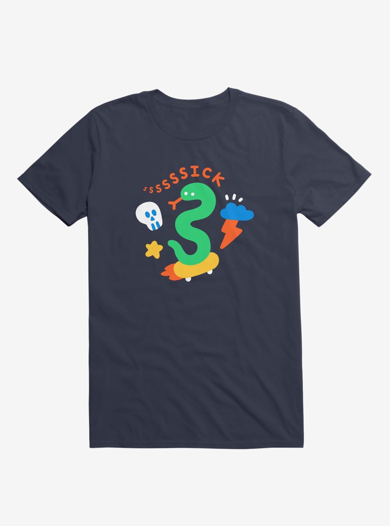 Skate Snake Navy Blue T Shirt T Shirt Gym Lifestyle Gift Ready