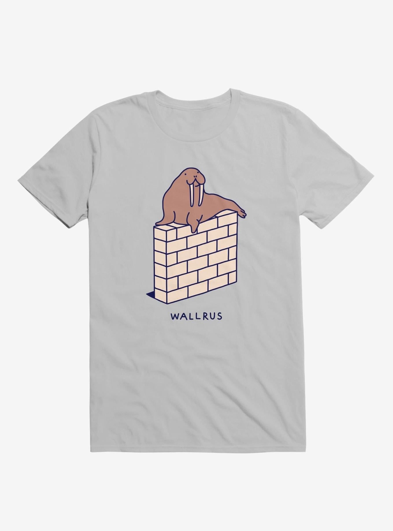 The Wallrus Silver T Shirt T Shirt Trending US