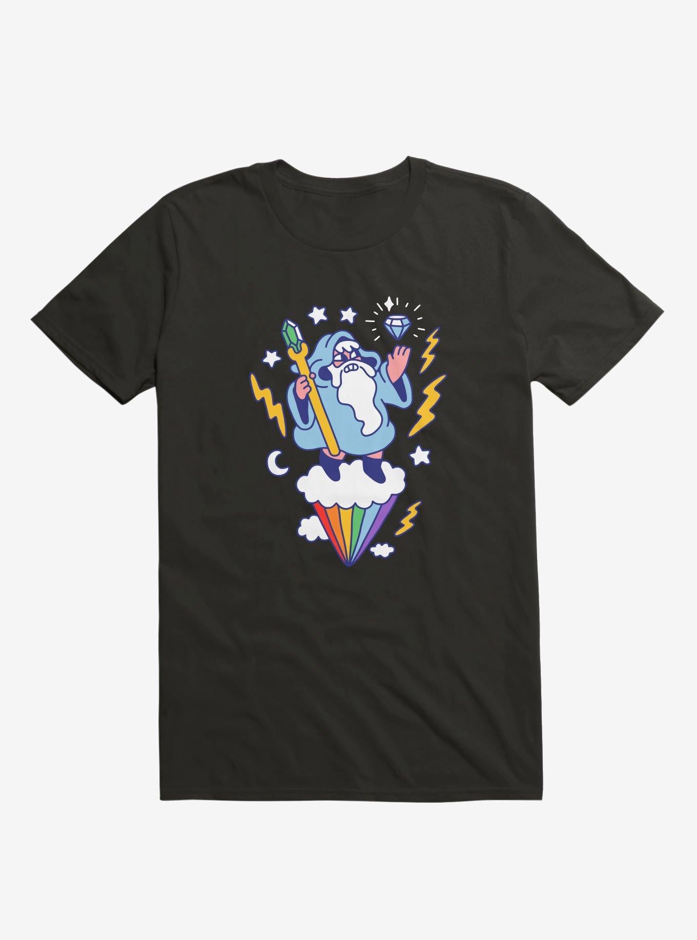 Wizard In The Sky Black T Shirt T Shirt Premium Print Best Seller Look
