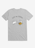 Cat Vs Pizza Silver T Shirt T Shirt Trending US