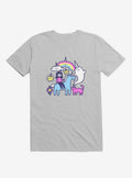 Unicorns Everywhere Silver T Shirt T Shirt Trending US