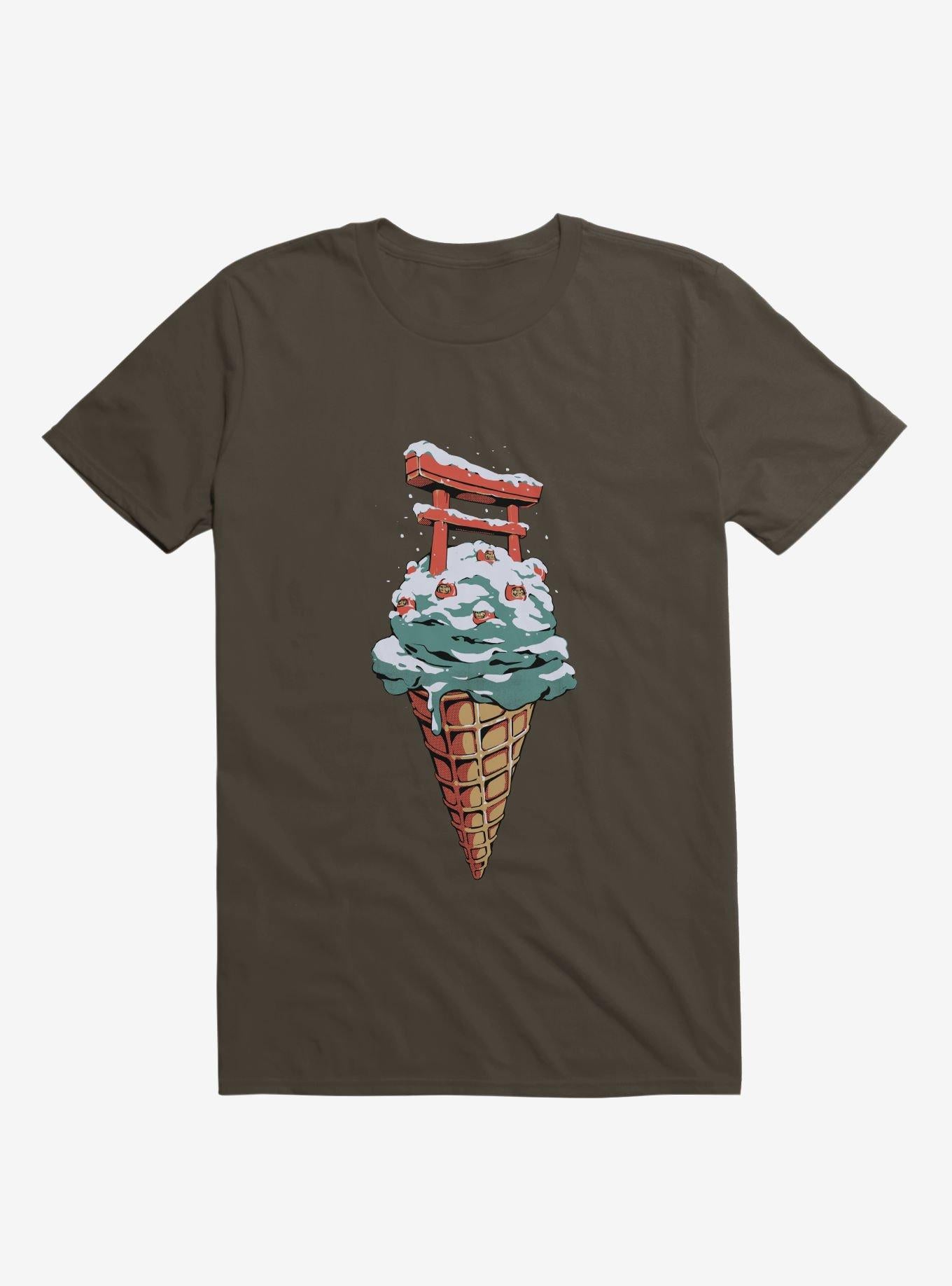 Japanese Flavor Ice Cream Brown T Shirt T Shirt Trending US Workout Ready