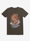Ramen Noodle Dragon Brown T Shirt T Shirt Trending US