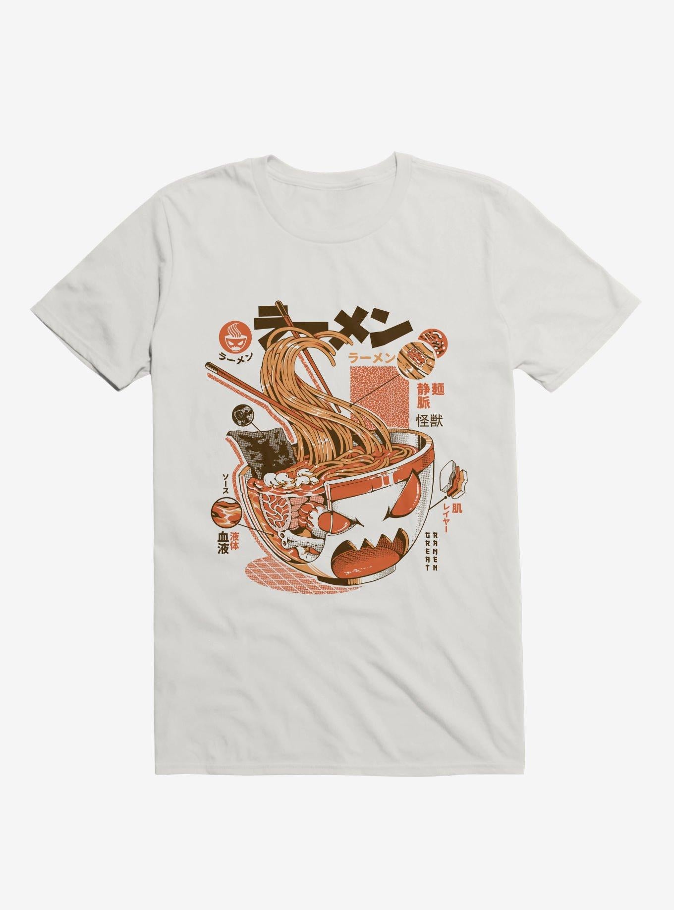 X ray Great Ramen White T Shirt T Shirt Trending US