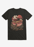 Sleeping Dragon Protect Ramen Black T Shirt T Shirt Trending US