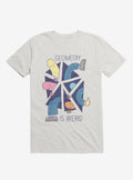 Geometry Is Weird White T Shirt T Shirt Premium Print Hot Right Now