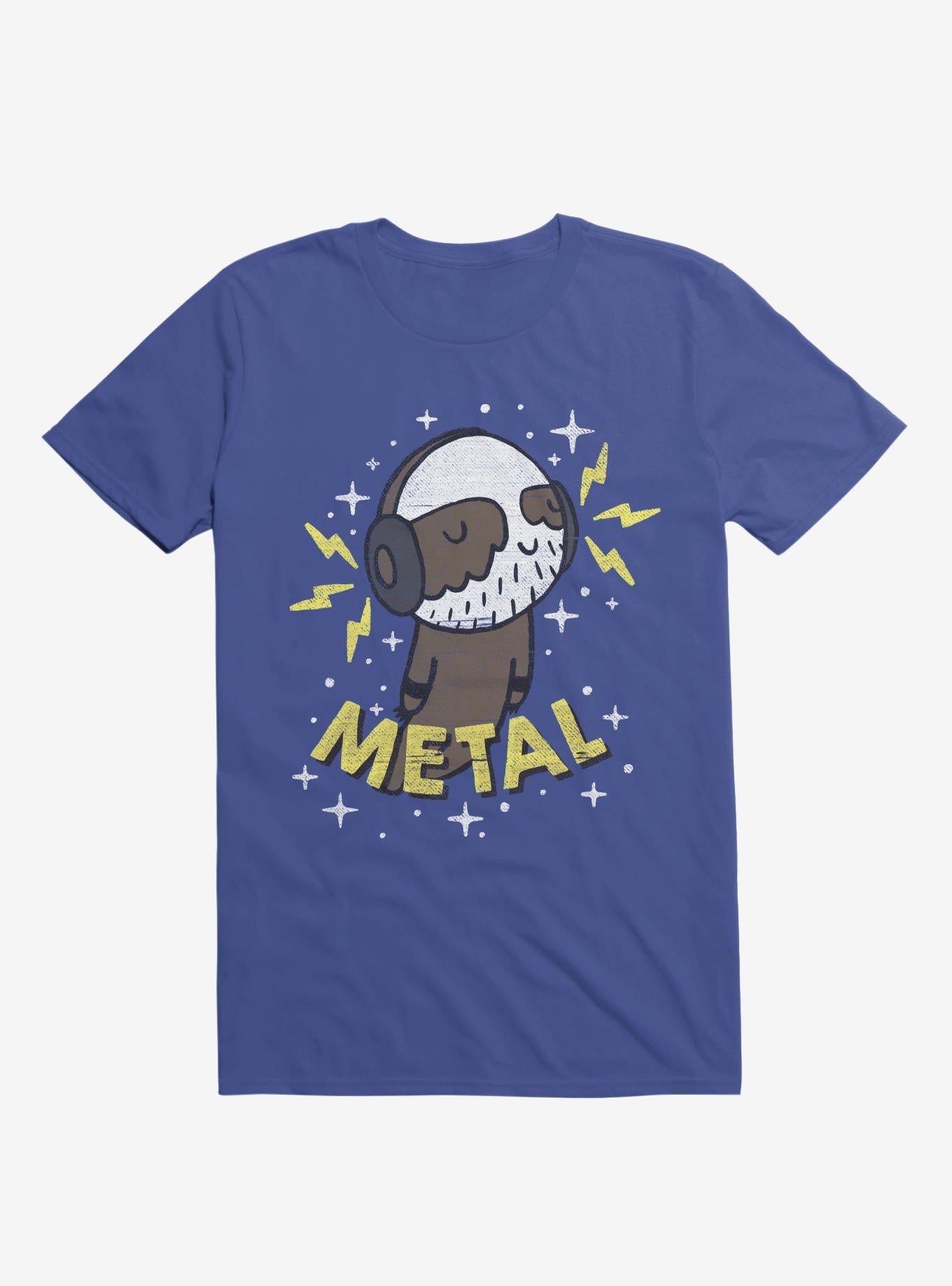 Metal Is My Co Pilot Royal Blue T Shirt T Shirt Trending US