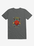 Natural Dice Skull Daggers Asphalt Grey T Shirt T Shirt Trending US