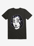 Four Eyed Retro Girl Black T Shirt T Shirt Viral TikTok Gift Ready