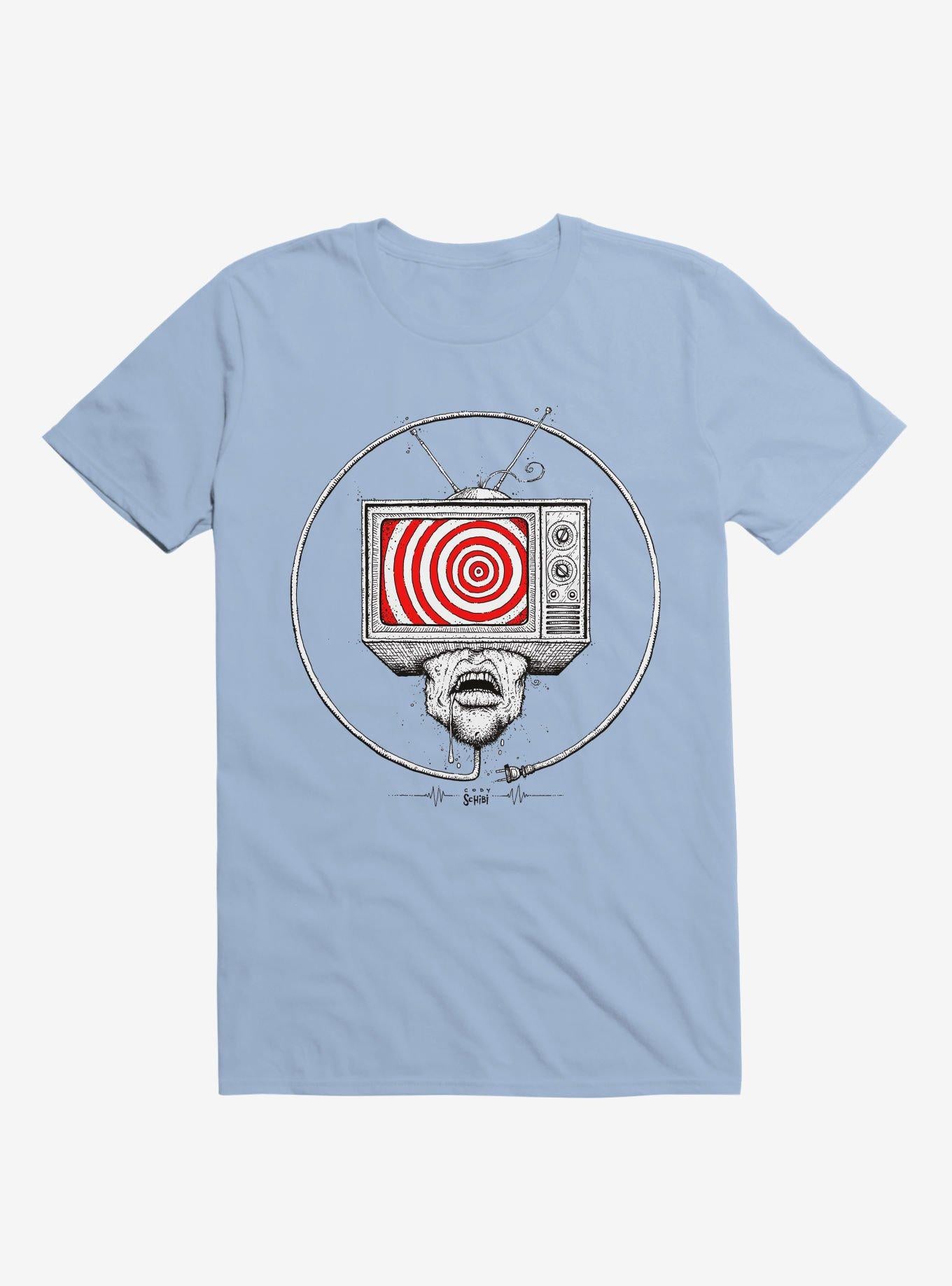 Bad Connection Trance T V Light Blue T Shirt T Shirt Trending US
