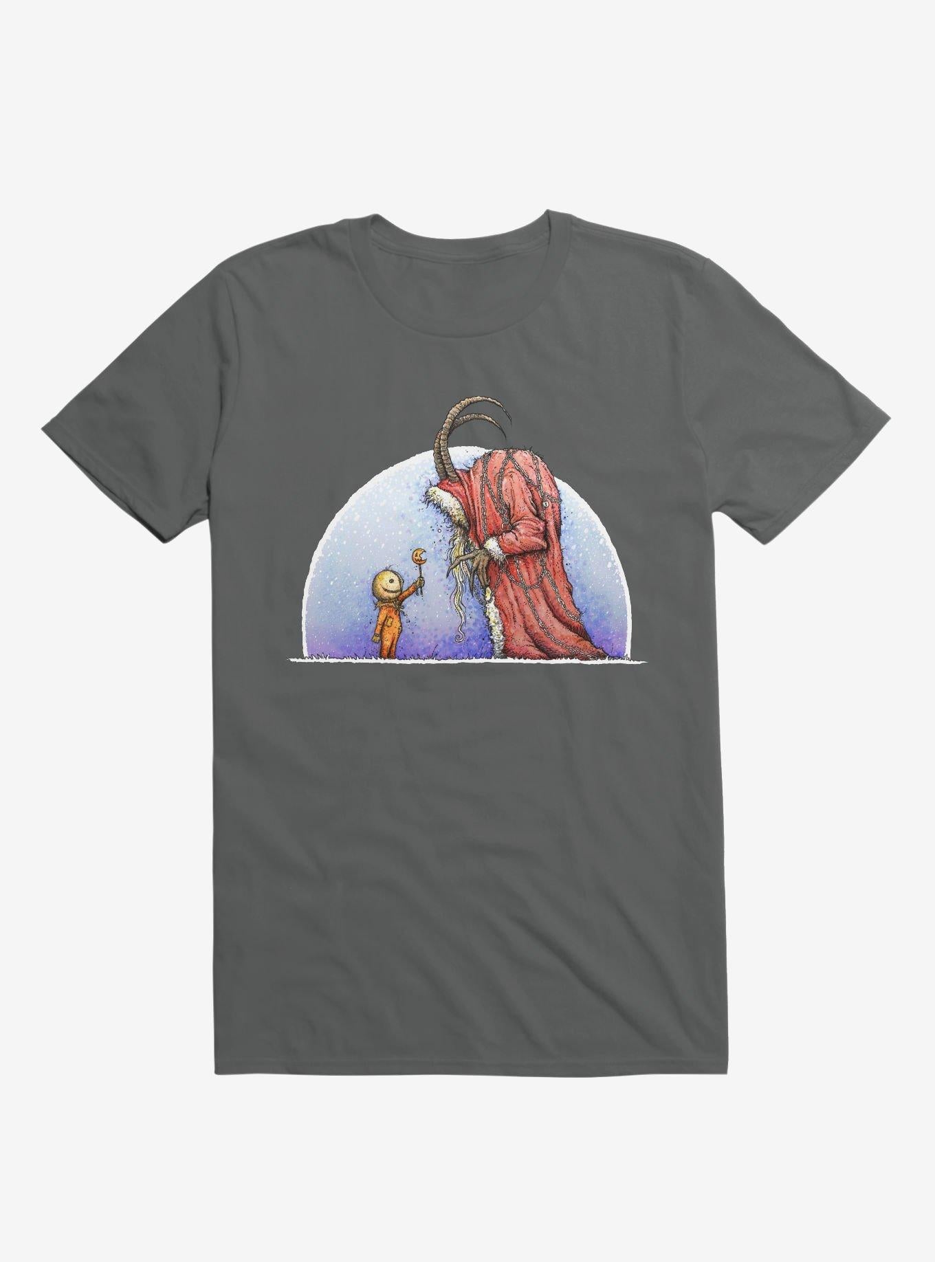Holiday Horrors Meet Krampus Charcoal Grey T Shirt T Shirt Trending US