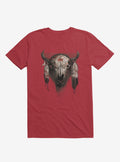 Tatanka Bison Head Red T Shirt Tank Top Trending US