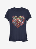 Marvel Avengers Avenger Heart Girls T-Shirt | Premium Unisex T-Shirt, Trending Graphic Tee