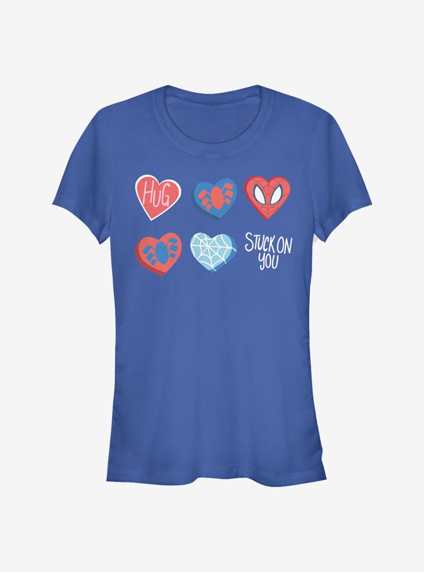 Marvel Avengers Spider Hearts Girls T-Shirt | Premium Unisex T-Shirt, Trending Graphic Tee