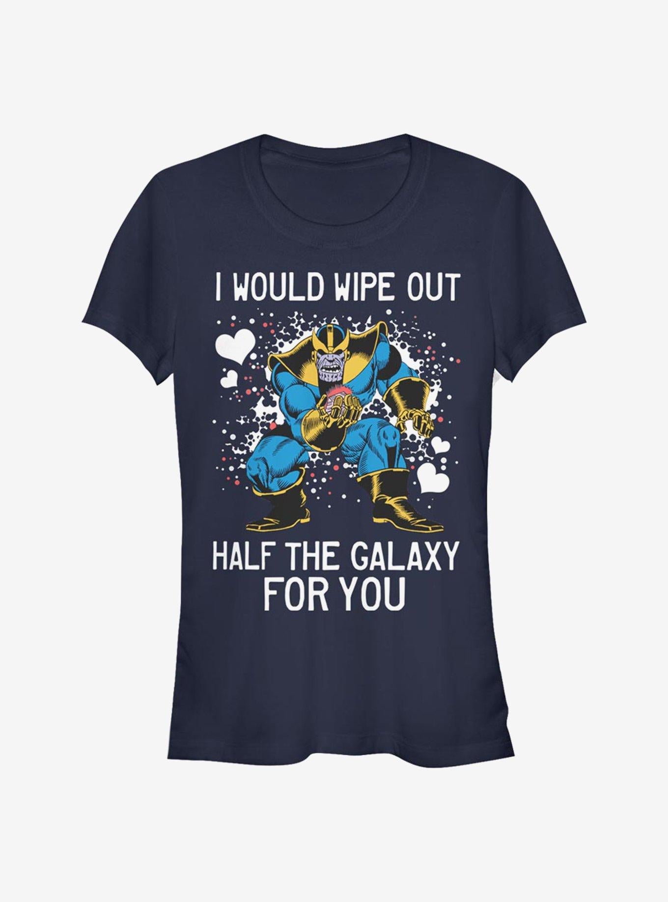 Marvel Avengers Thanos Wipe Galaxy Out Girls T-Shirt | Premium Unisex T-Shirt, Trending Graphic Tee