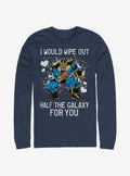 Marvel Avengers Thanos Wipe Galaxy Out Long-Sleeve T-Shirt | Premium Unisex T-Shirt, Trending Graphic Tee
