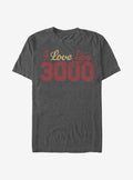 Marvel Avengers I Love You 3000 Loves T-Shirt | Premium Unisex T-Shirt, Trending Graphic Tee