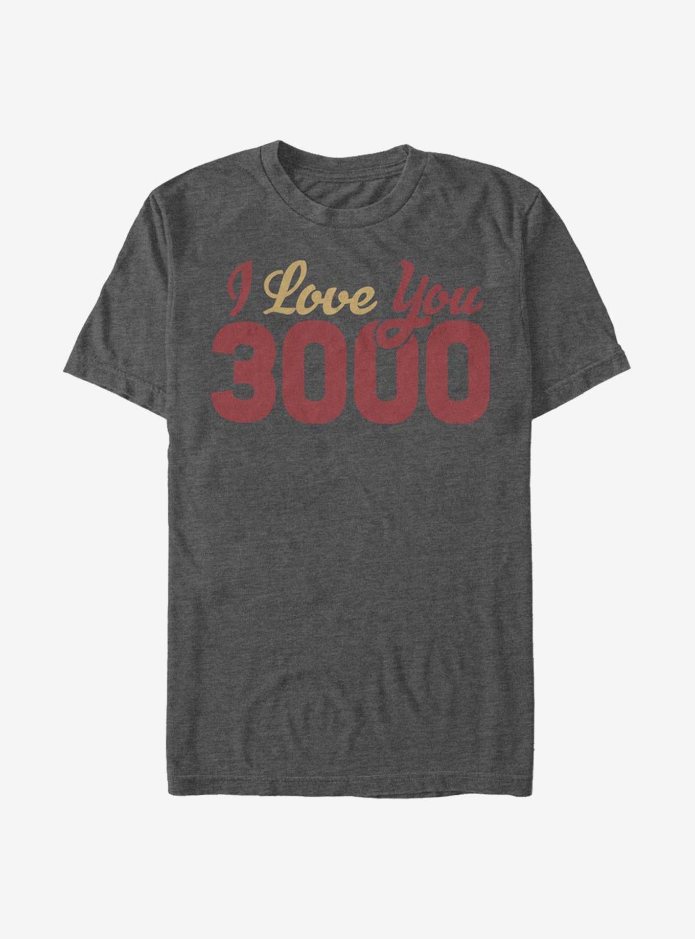 Marvel Avengers I Love You 3000 Loves T-Shirt | Premium Unisex T-Shirt, Trending Graphic Tee