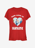 Marvel Fantastic Four Fantastic Love Girls T-Shirt | Premium Unisex T-Shirt, Trending Graphic Tee