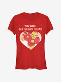 Marvel Iron Man Iron Love Girls T-Shirt | Premium Unisex T-Shirt, Trending Graphic Tee