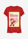 Marvel Iron Man Super Charged Girls T-Shirt | Premium Unisex T-Shirt, Trending Graphic Tee