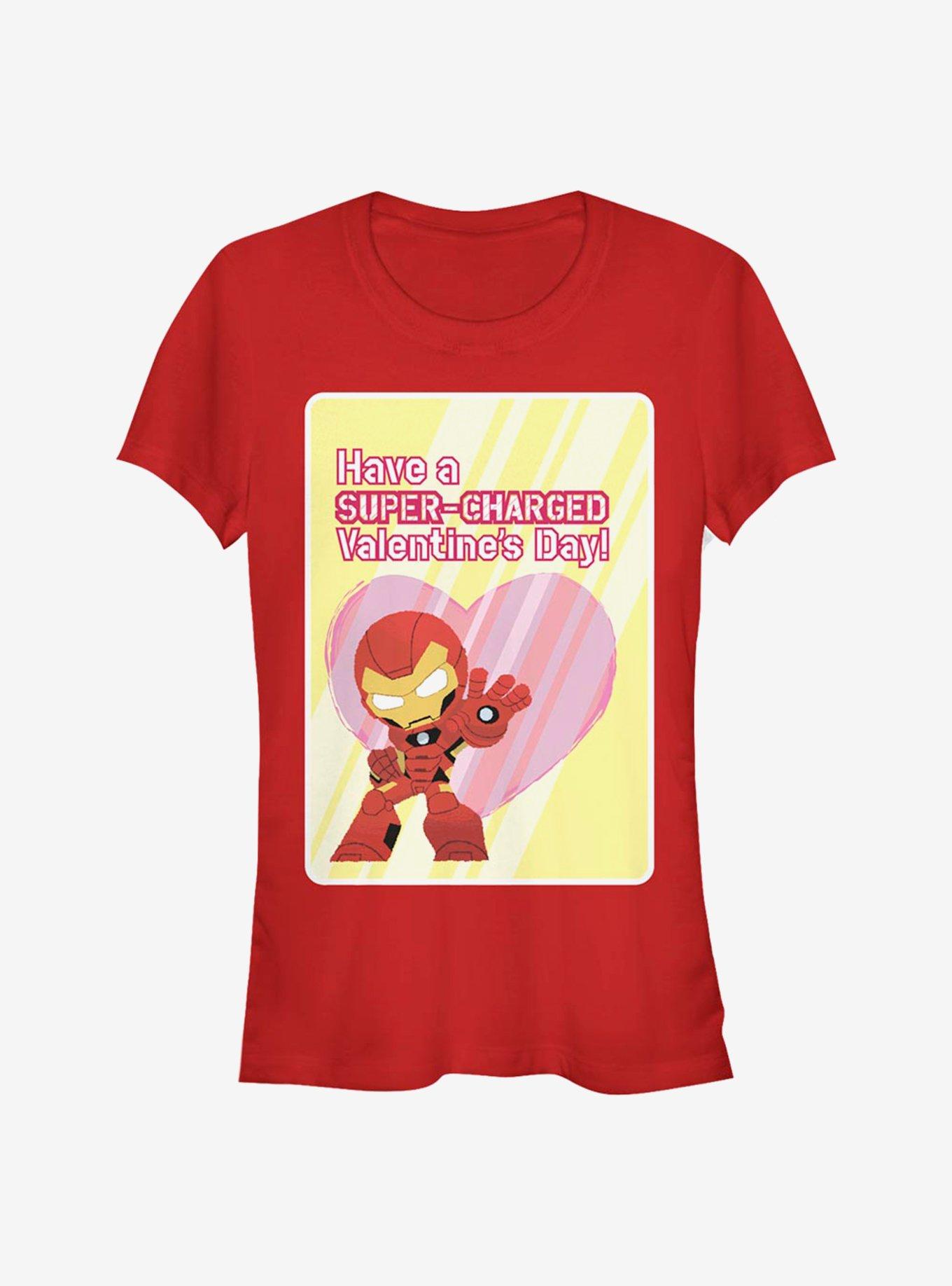 Marvel Iron Man Super Charged Girls T-Shirt | Premium Unisex T-Shirt, Trending Graphic Tee