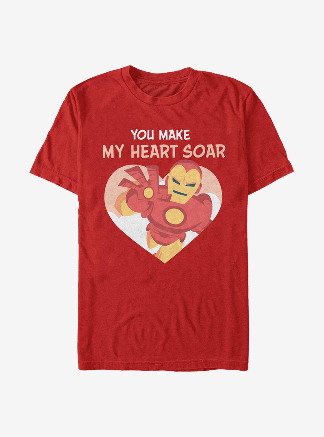 Marvel Iron Man Iron Love T-Shirt | Premium Unisex T-Shirt, Trending Graphic Tee