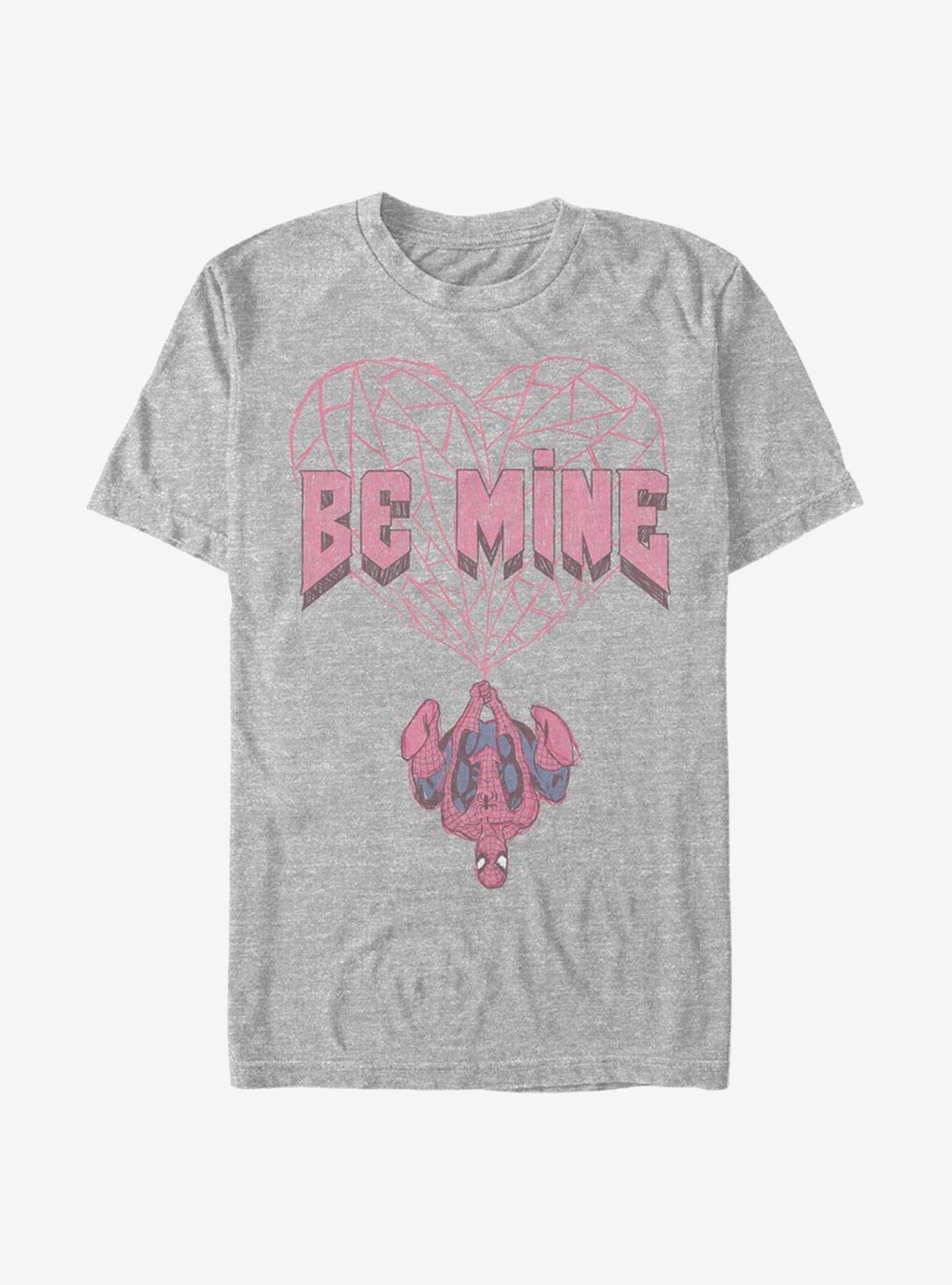 Marvel Spider-Man Be Mine T-Shirt | Premium Unisex T-Shirt, Trending Graphic Tee