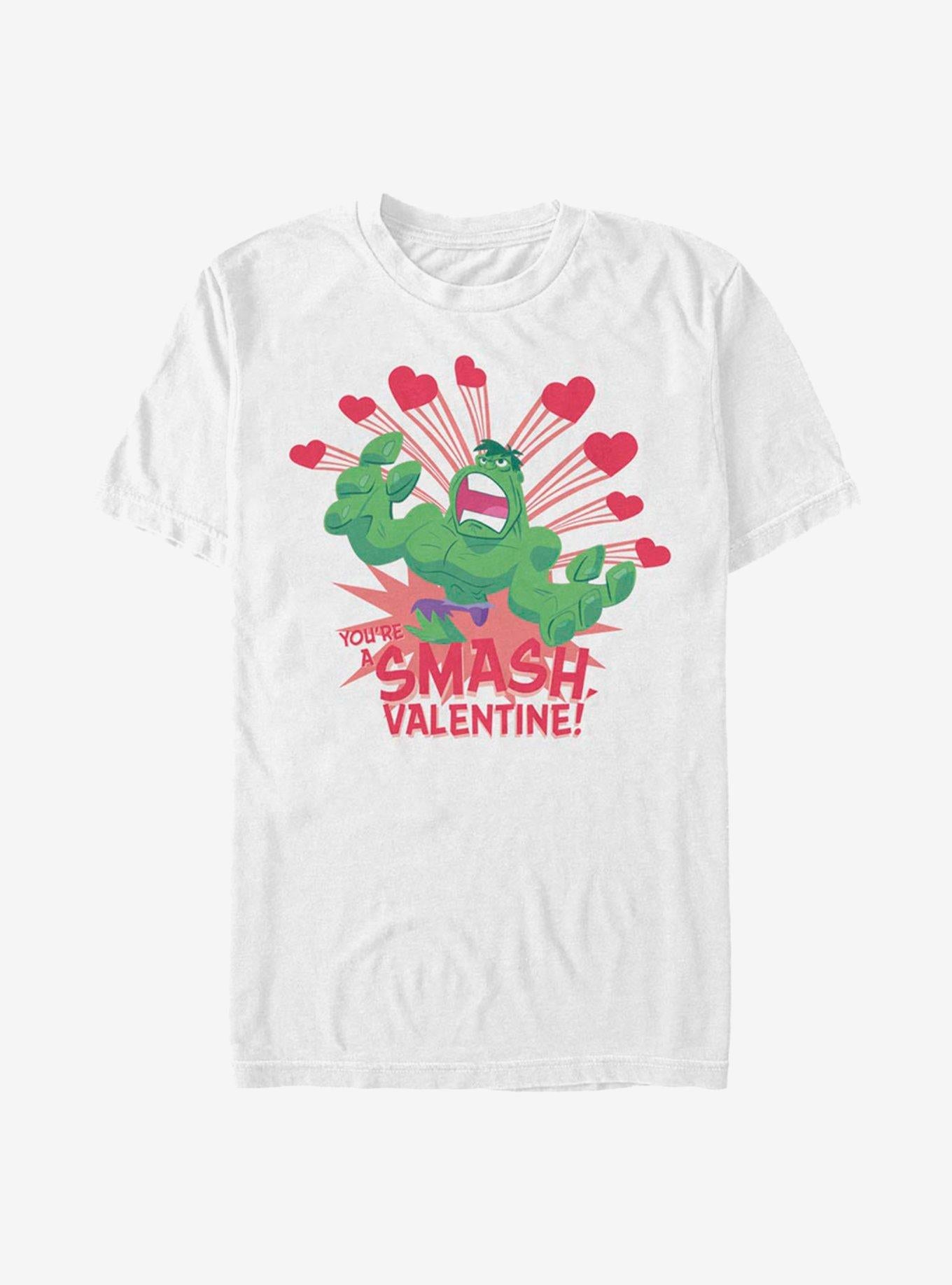 Marvel The Hulk Valentine T-Shirt | Premium Unisex T-Shirt, Trending Graphic Tee